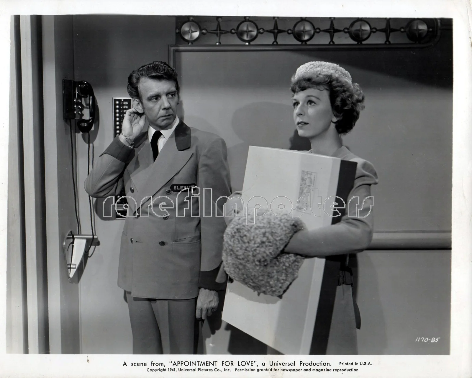 APPOINTMENT FOR LOVE 1941 Margaret Sullavan Charles Boyer 3 10x8 STILLS, image 3