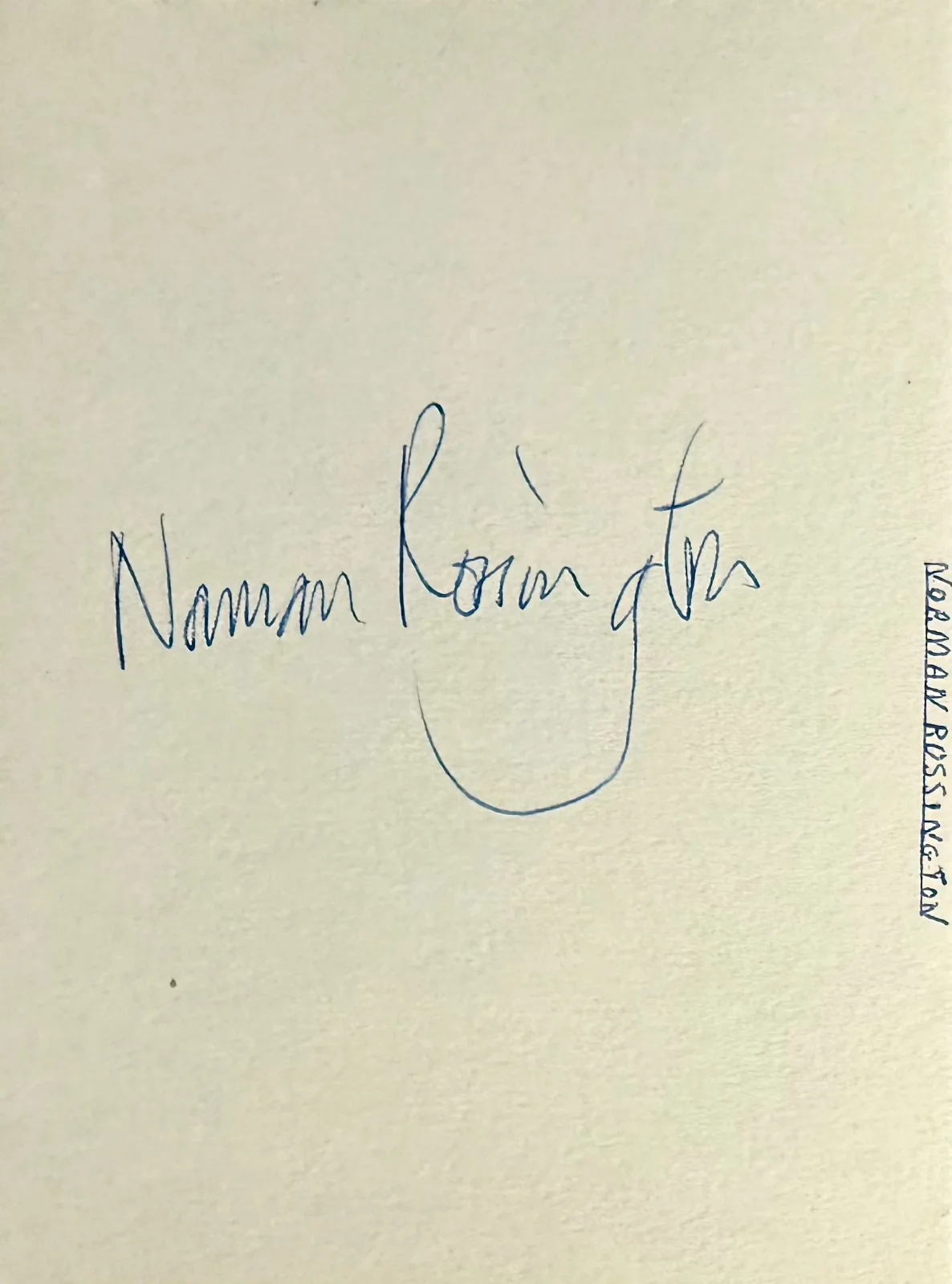 Dave Ling, Norman Rossington — DAVE KING & NORMAN ROSSINGTON Dual Signed Autographed 4"x 5" ALBUM PAGE CARRY ON, изображение 2