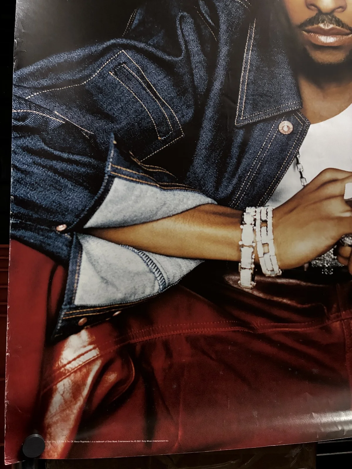 Signed Ginuwine The Life 2001 Promotional Poster R&B Soul Promo, изображение 4
