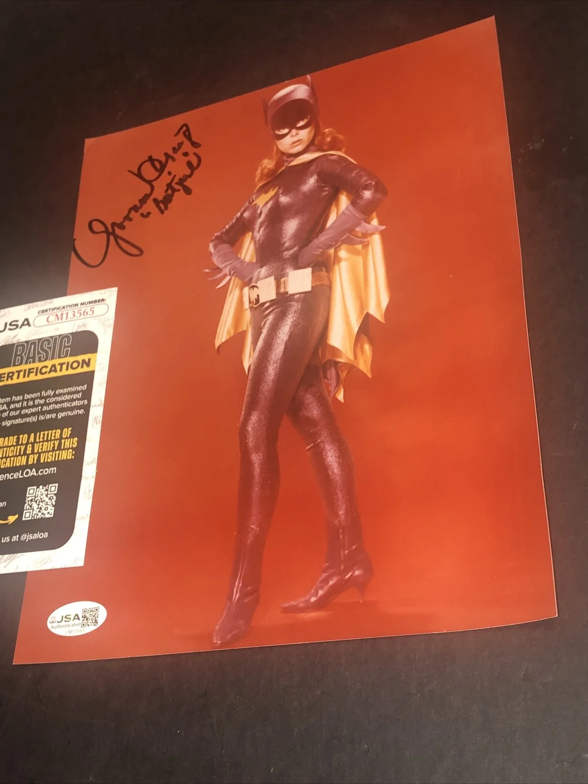 Yvonne Craig — JSA Autographed Yvonne Craig Hand Signed 8x10 Photo Batman Batgirl, изображение 4