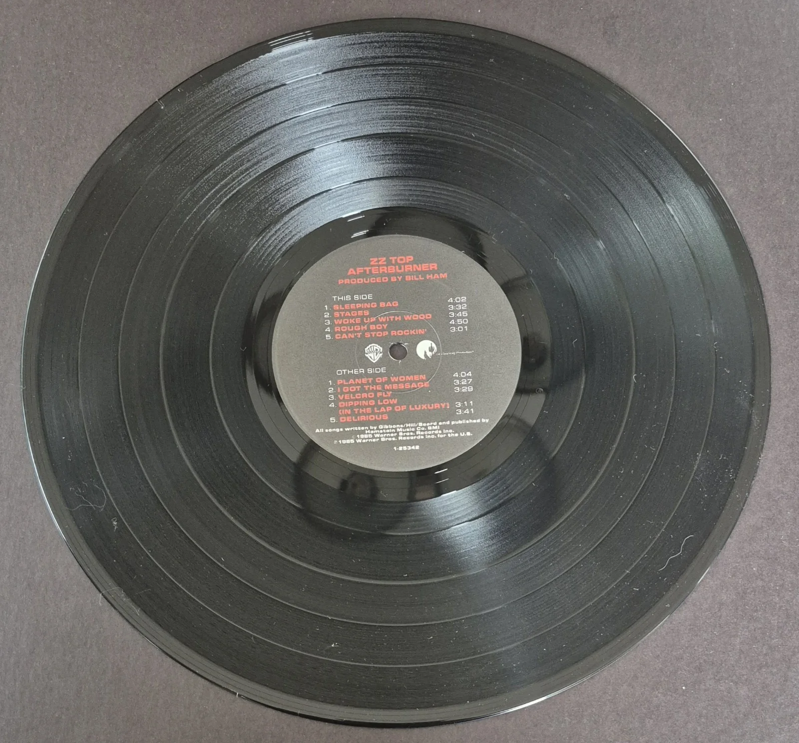 Dusty Hill Signed ZZ TOP Afterburner Album Jsa Died 2021, изображение 5