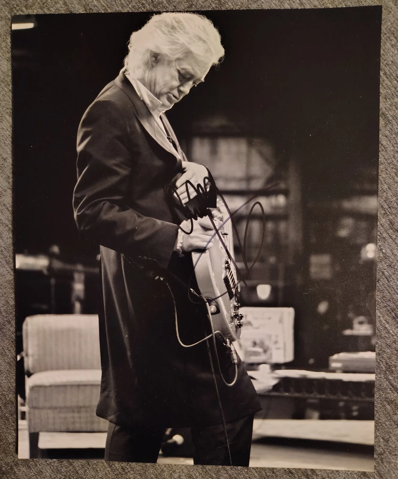 Jimmy Page Autographed photo 8 x 10 w/COA hand Signed Led Zeppelin Guitarist, изображение 5