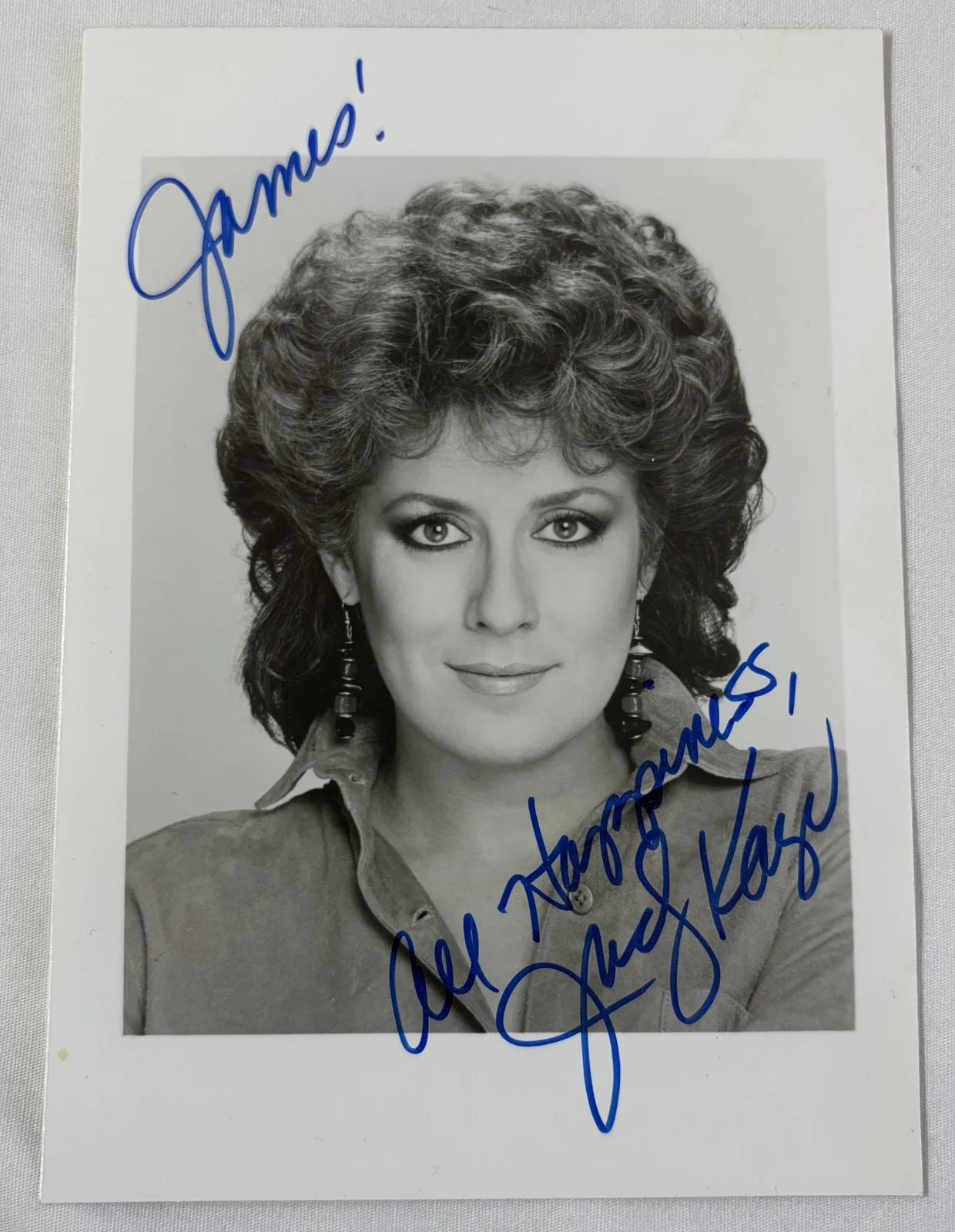 1988 JUDY KAYE SIGNED 4x6 photo and letter ~ PHANTOM OF THE OPERA ~ autographed, изображение 3