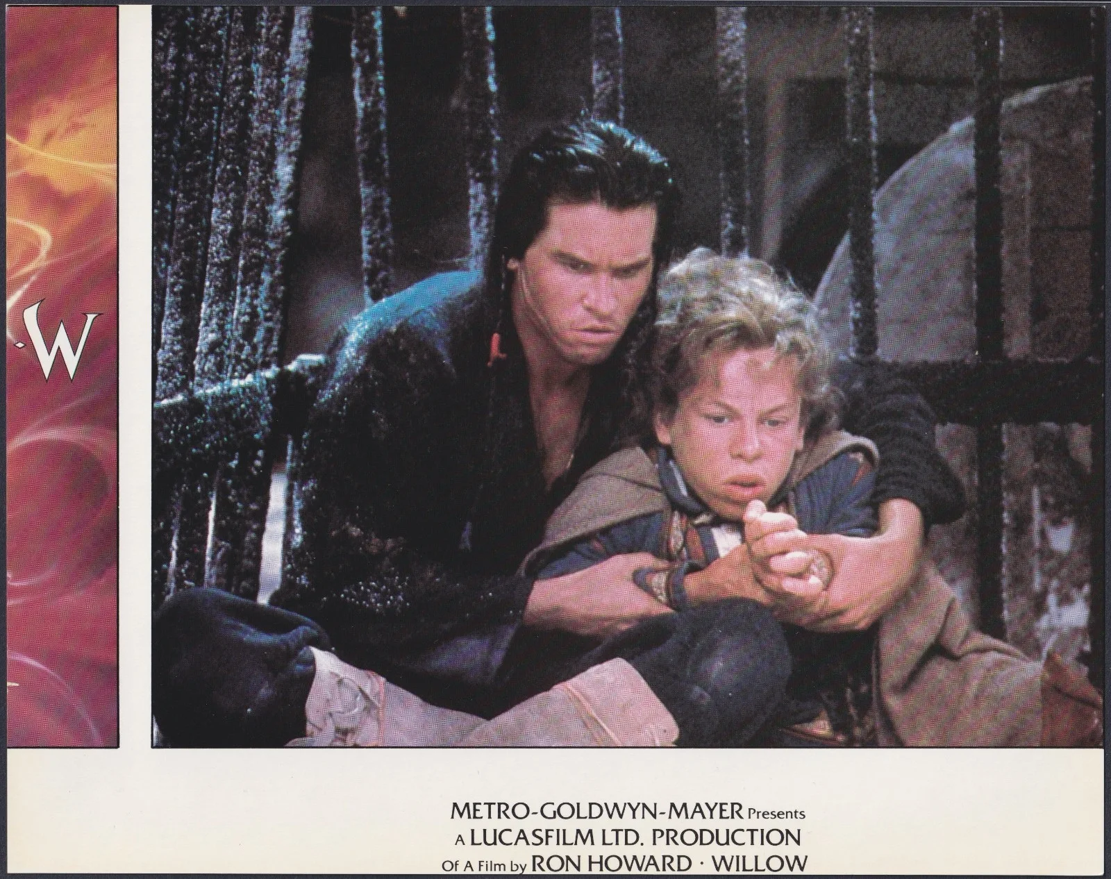 Willow 8x Original UK FOH Lobby Cards Warwick Davis Val Kilmer Ron Howard 1988, изображение 3