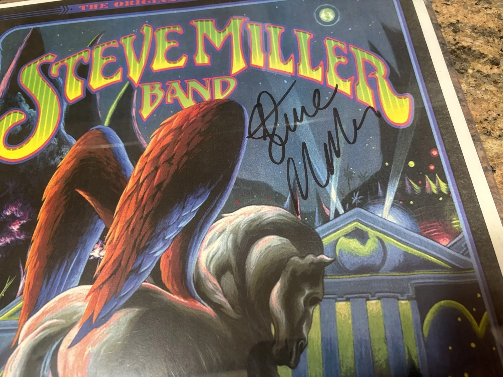 Steve Miller — * STEVE MILLER * signed 11X17" 2010 tour poster w/Los Lobos, изображение 2
