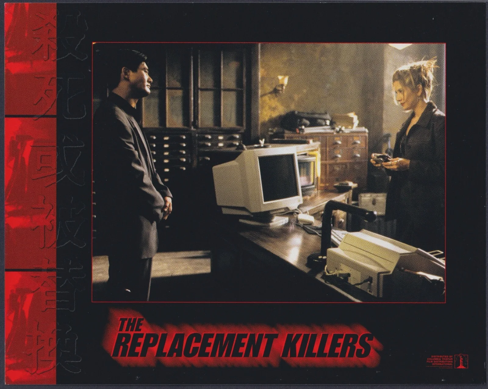 Replacement Killers 8x Original UK FOH Lobby Cards Chow Yun Fat Mira Sorvino '98, изображение 4