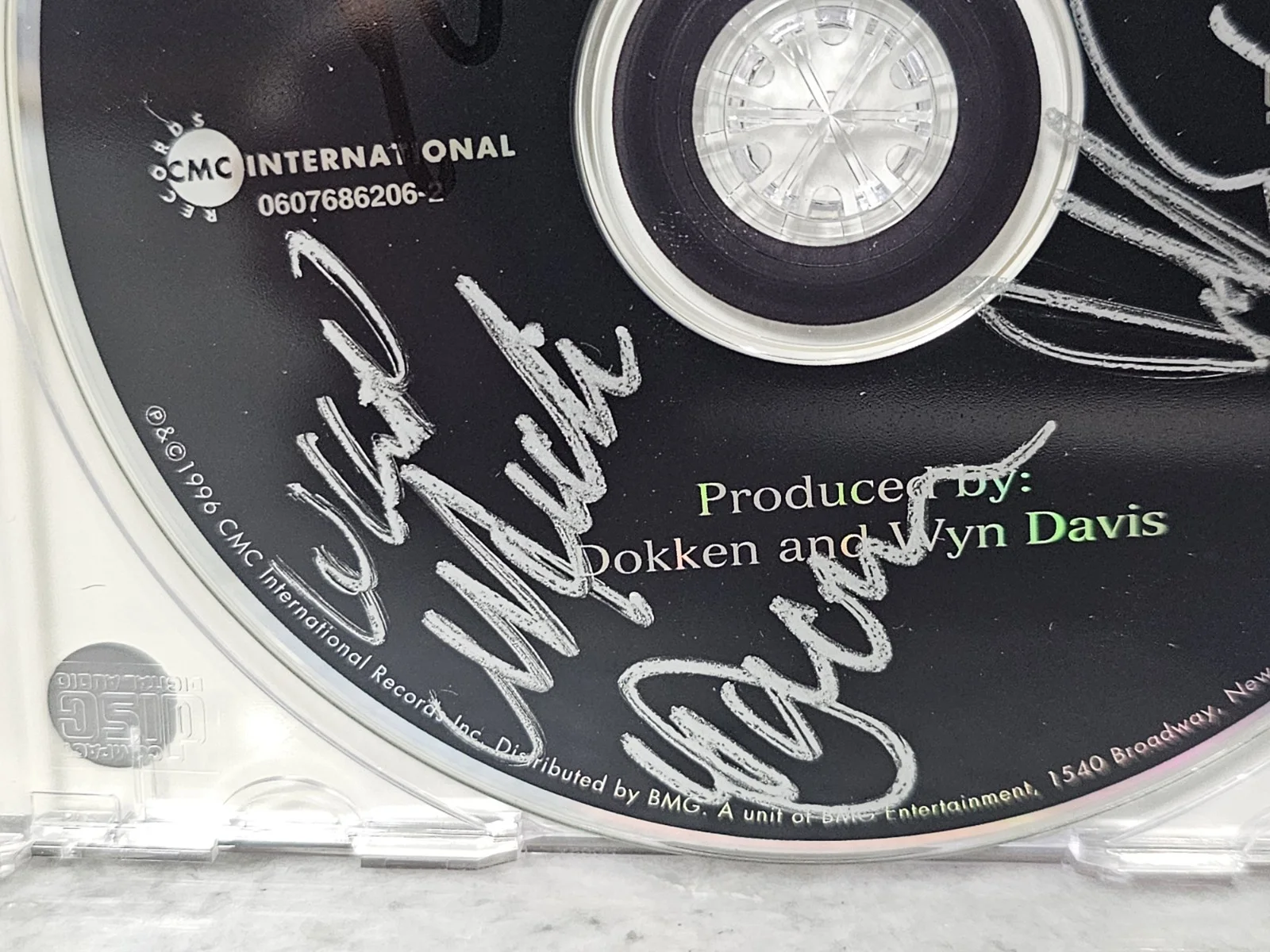 Dokken Band Signed Autographed "One Live Night" CD Cover + Disc, image 3
