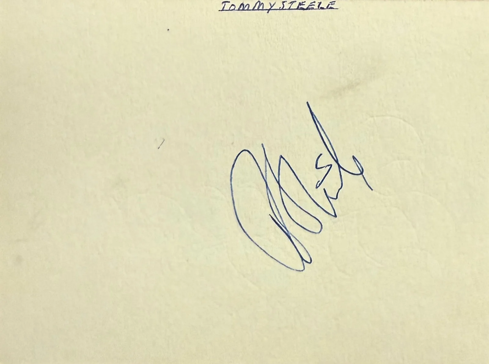 Leslie Crowther, Tommy Steele — LESLIE CROWTHER & TOMMY STEELE Dual Signed Autographed 4x5 ALBUM PAGE Comedian, изображение 4