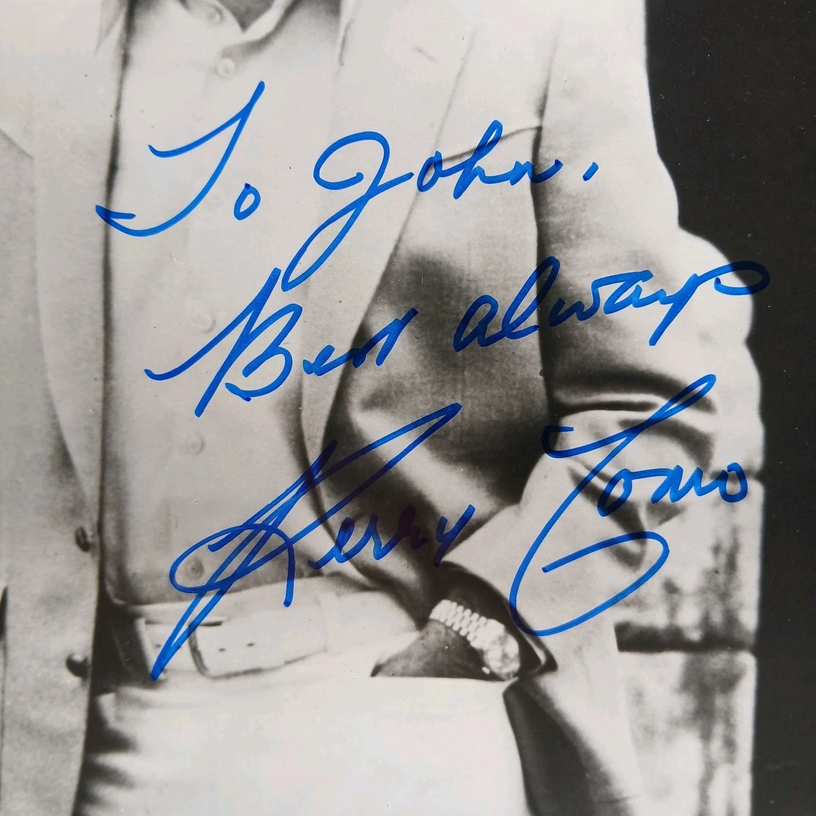 perry como — perry como signed 8x10 photo, image 2