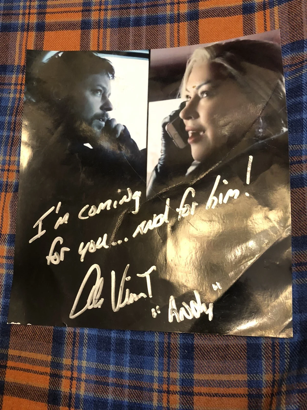 Alex Vincent Signed Cult Of Chucky Photo With Inscription Child’s Play DAMAGED, изображение 2