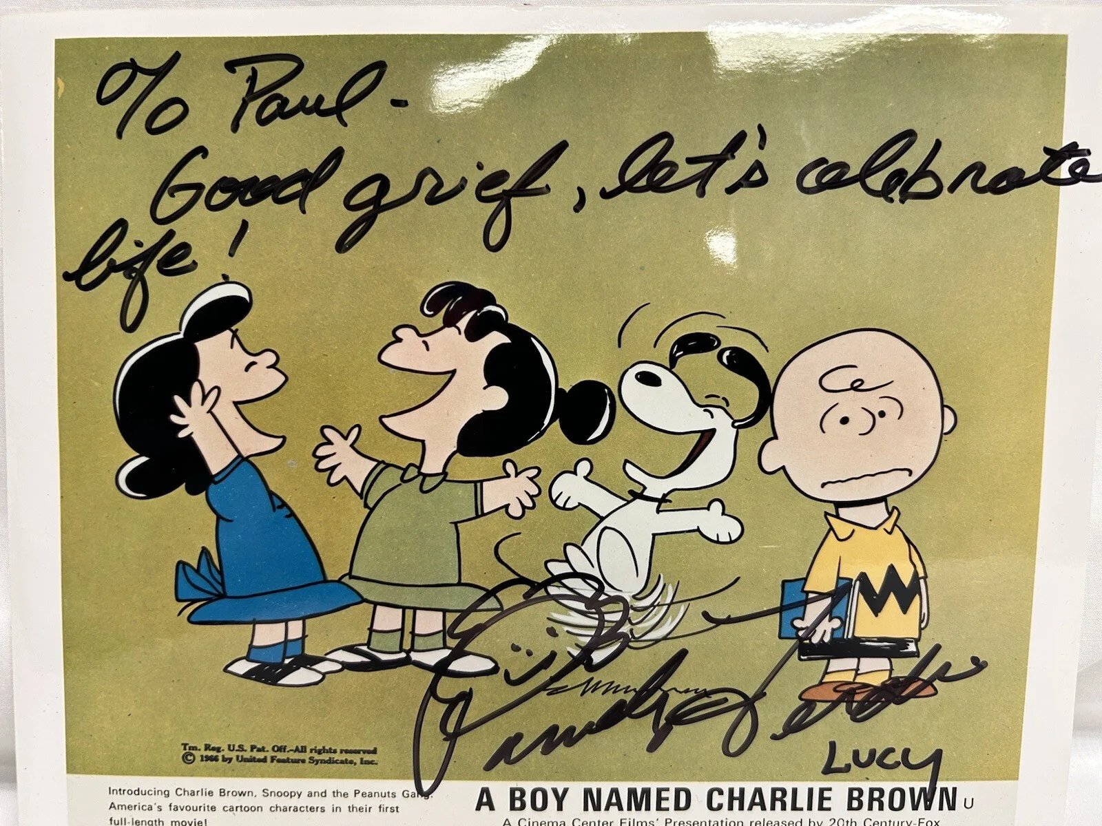 Pamelyn Lucy Ferdin — Pamelyn Ferdin as Lucy Charlie Brown Signed Colored 8x10 Picture, image 2