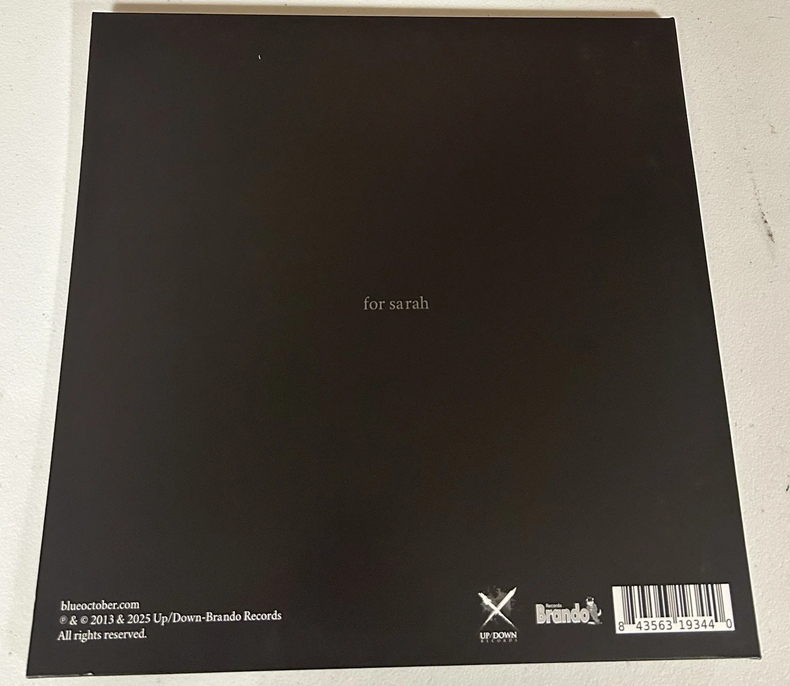BLUE OCTOBER AUTOGRAPHED SIGNED SWAY LP VINYL ALBUM W/ JSA COA # CM86209, image 3