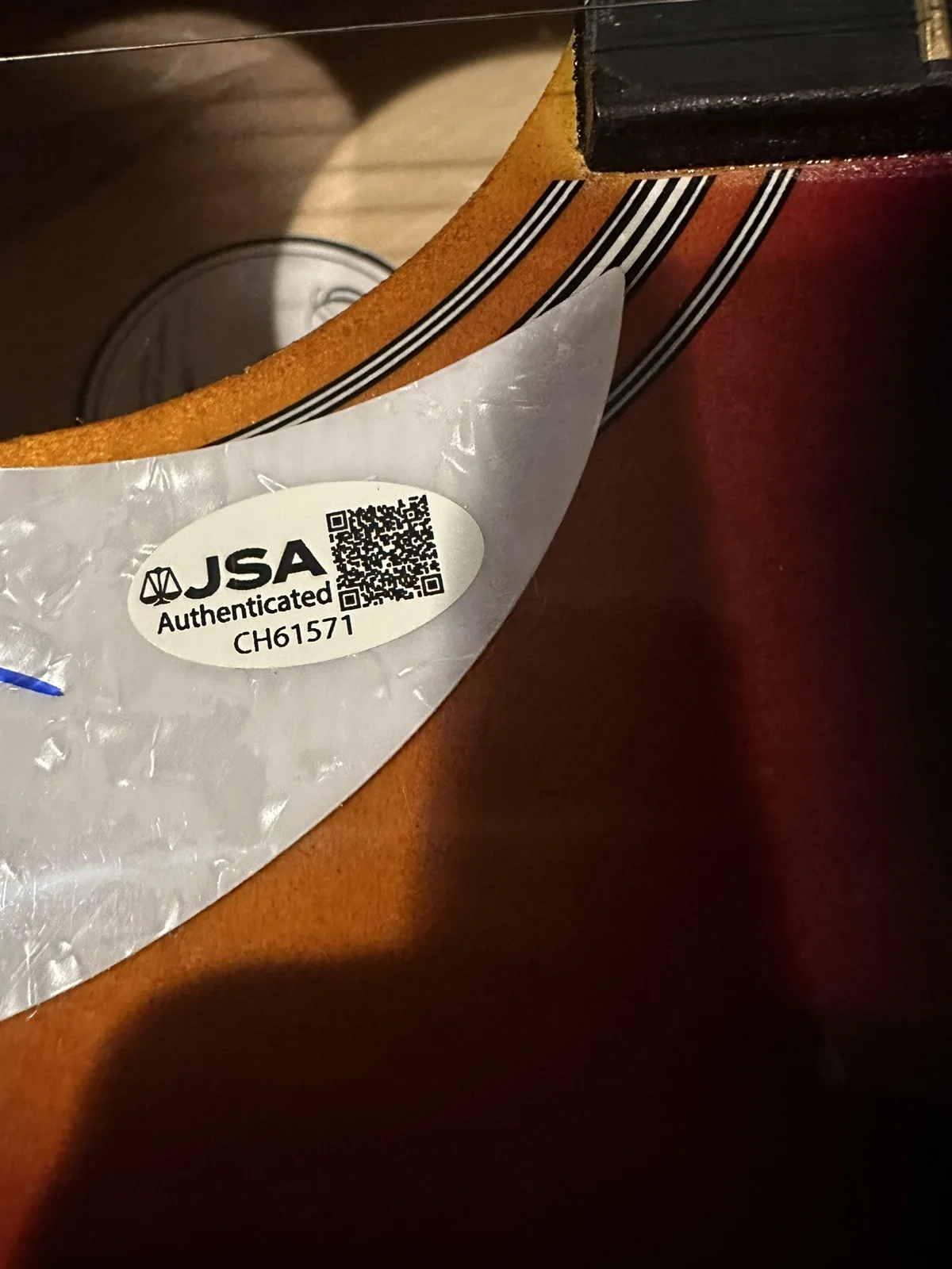 JOHN STAMOS SIGNED F/S ACOUSTIC GUITAR AUTOGRAPHED JSA COA FULL HOUSE BEACH BOYS, image 2