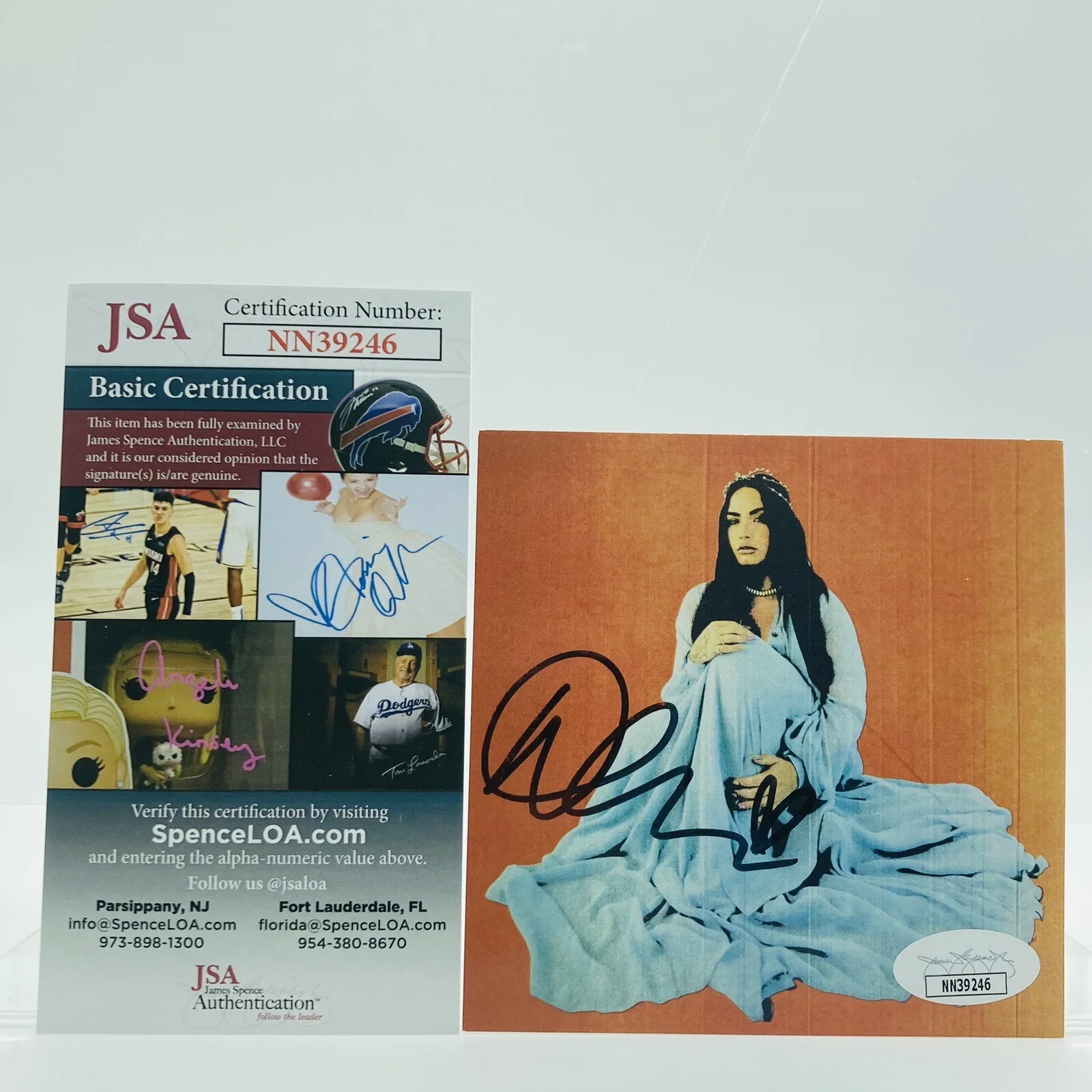 DEMI LOVATO DANCING WITH THE DEVIL... THE ART OF STARTING OVER SIGNED CD Insert, image 2