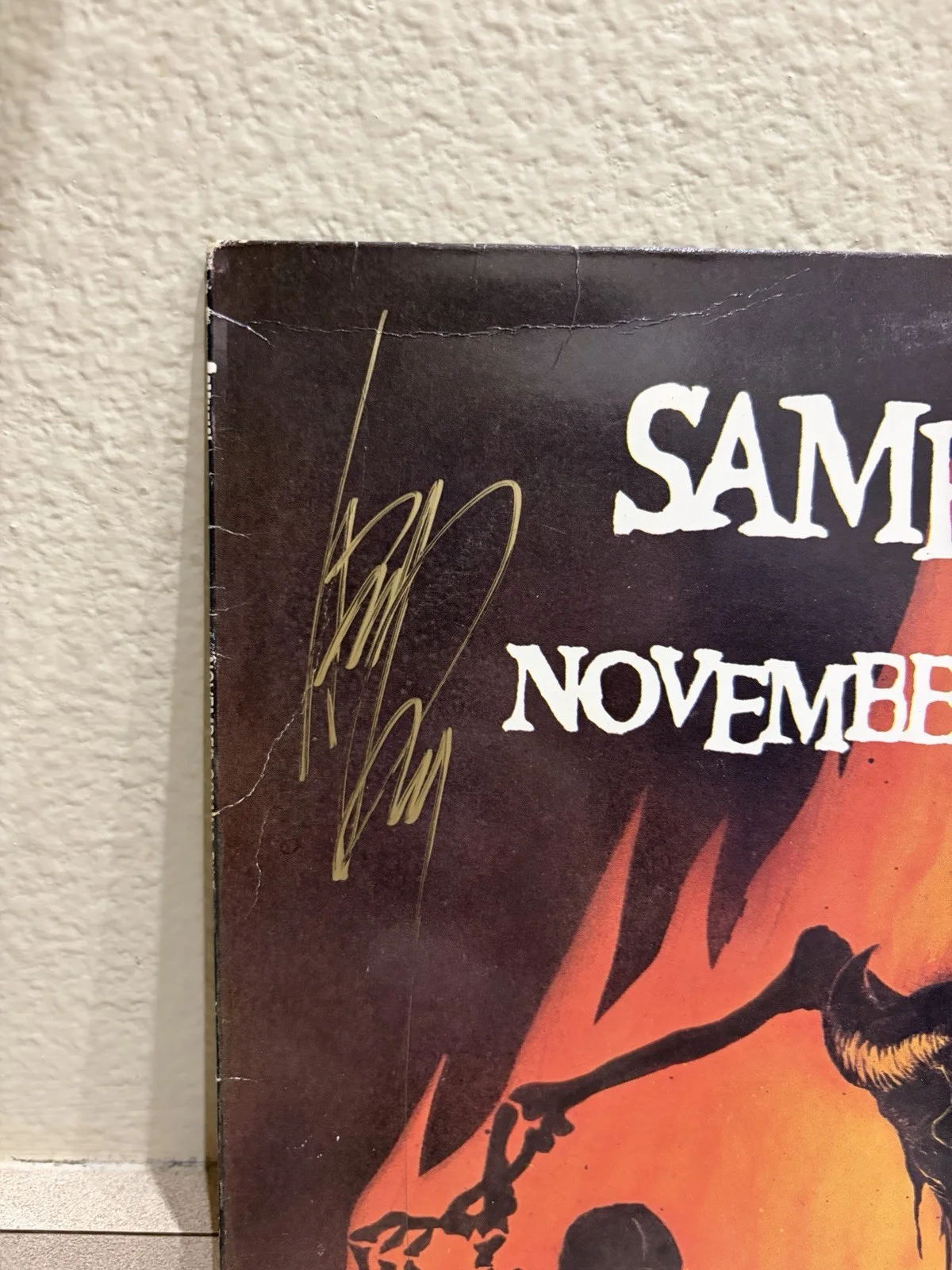 Samhain November Coming Fire 1986 First Pressing Signed By Glenn And Steve, изображение 3