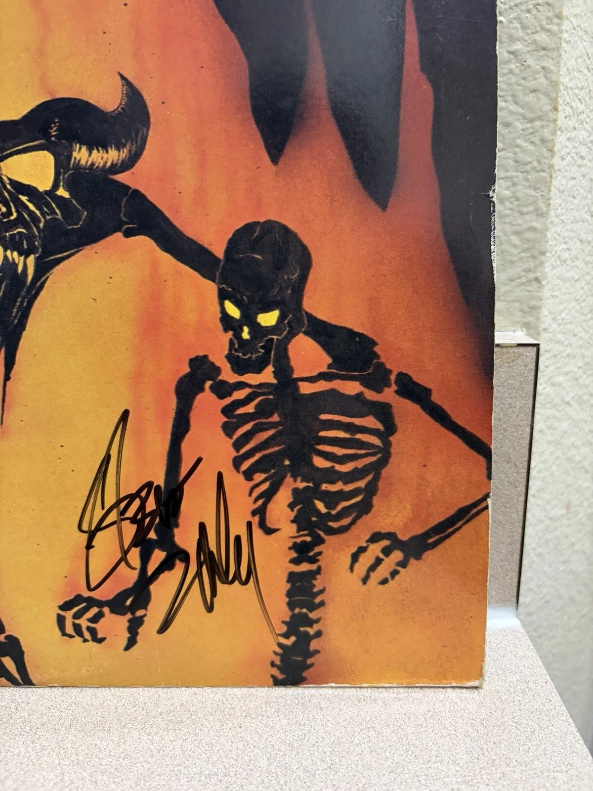 Samhain November Coming Fire 1986 First Pressing Signed By Glenn And Steve, изображение 5