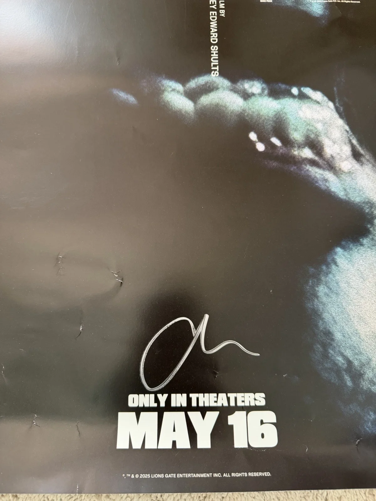 The Weeknd Hurry Up Tomorrow Original Signed Movie Poster 24x36, image 2