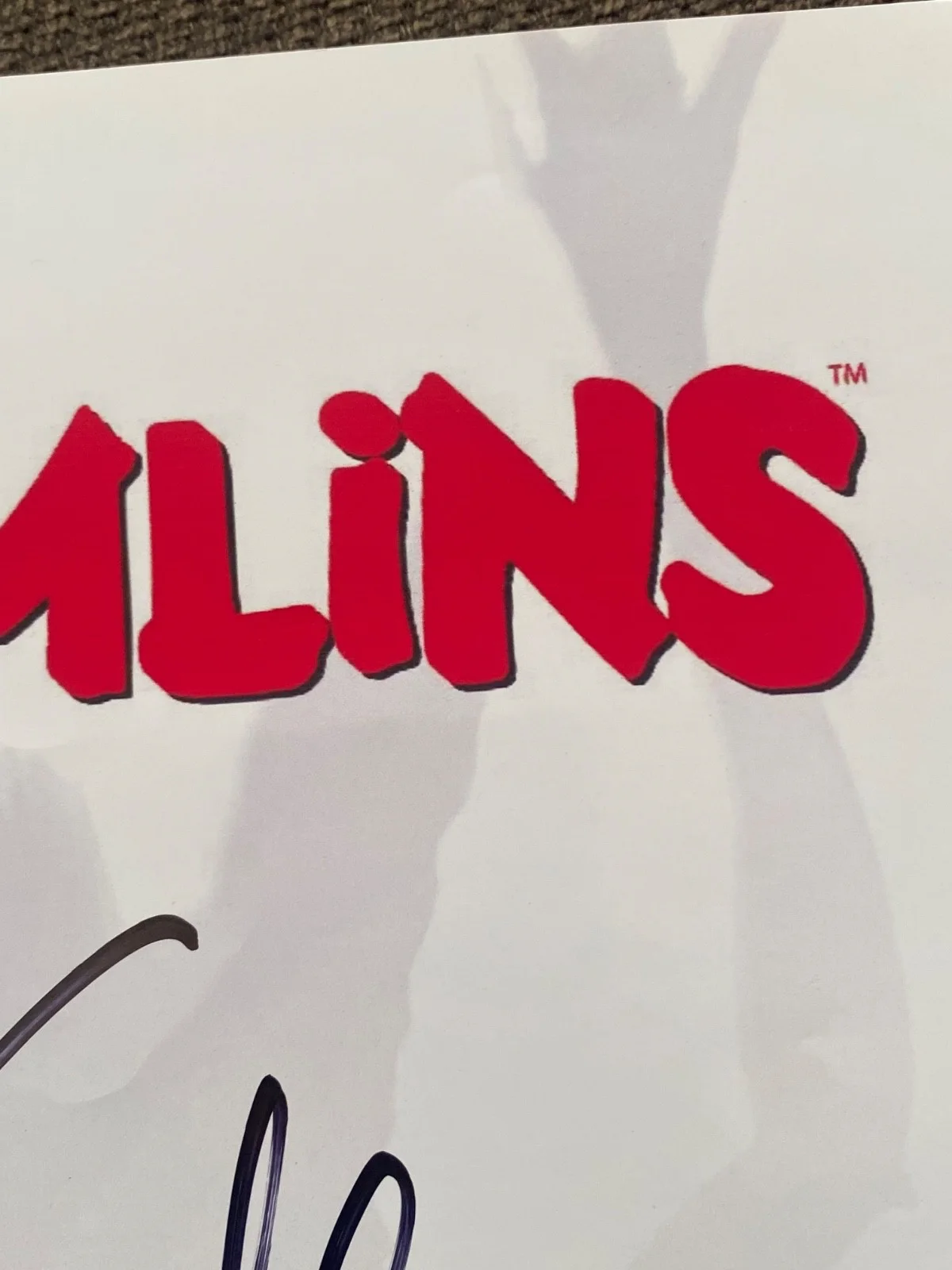 Steven Spielberg Signed Gremlins 8.5x11 Photo IMPERFECT, изображение 3