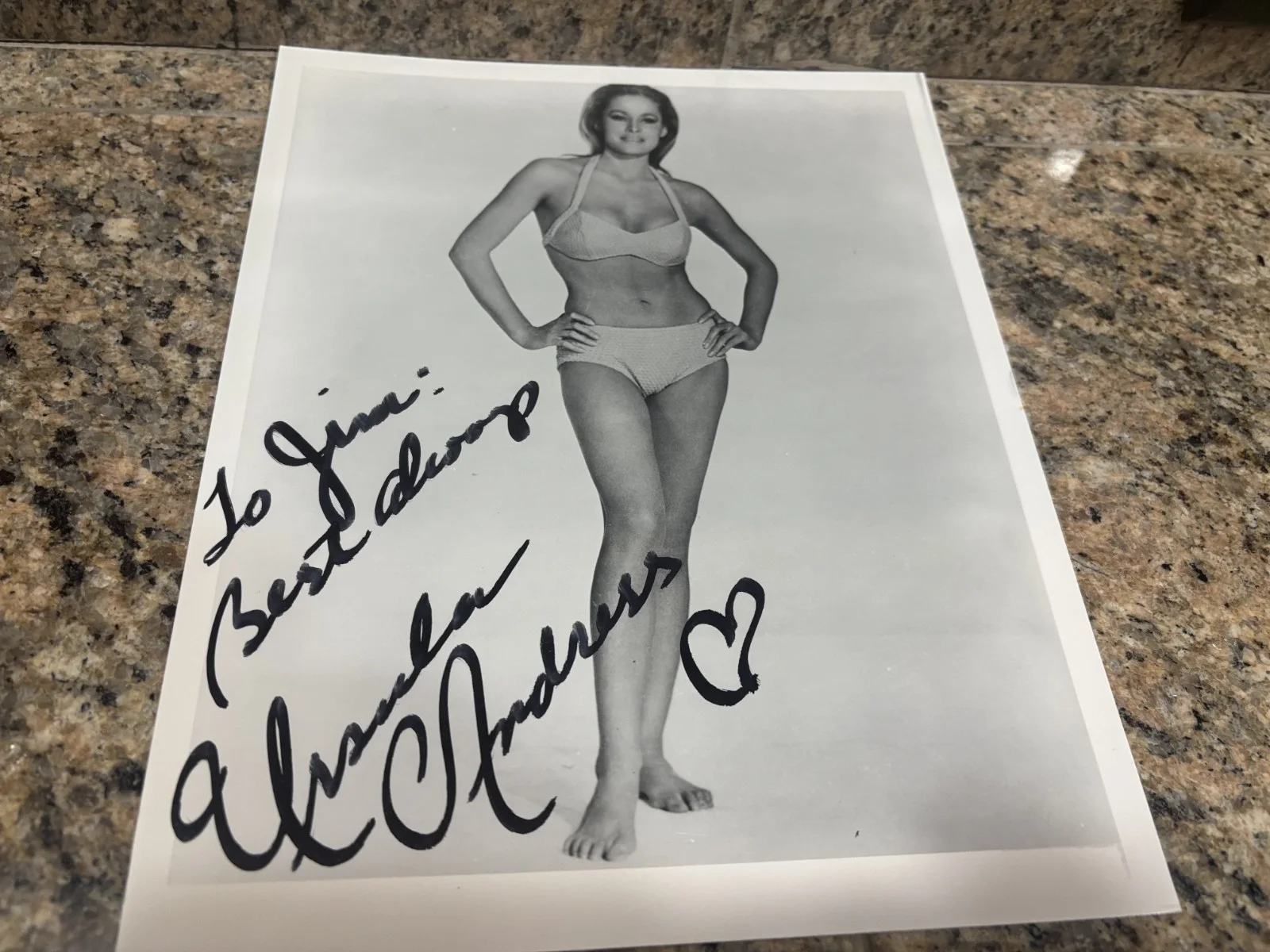 Ursula Andress — * URSULA ANDRESS * rare vintage signed 8x10 photo - sexy bikini