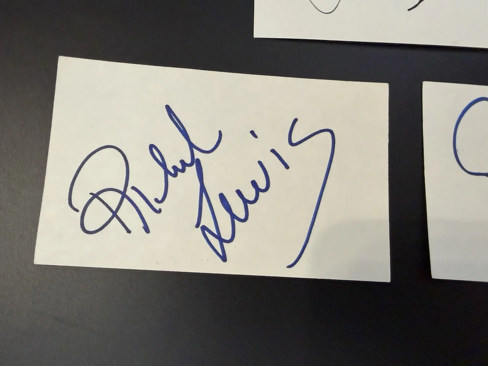 Curb Your Enthusiasm Autographs Hines Lewis Garlin Signed Cards, изображение 4