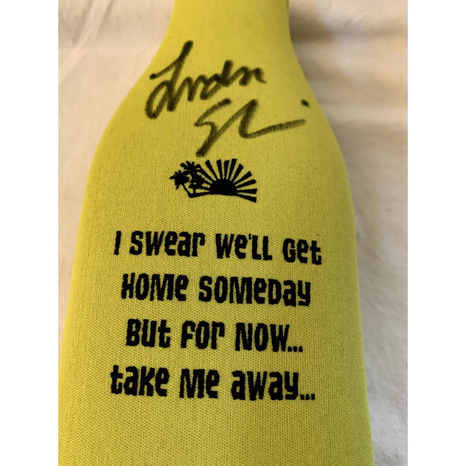 Lindsey Elias Signed Autographed Take Me Away Bottle Koozie Indie Pop Rock, изображение 4