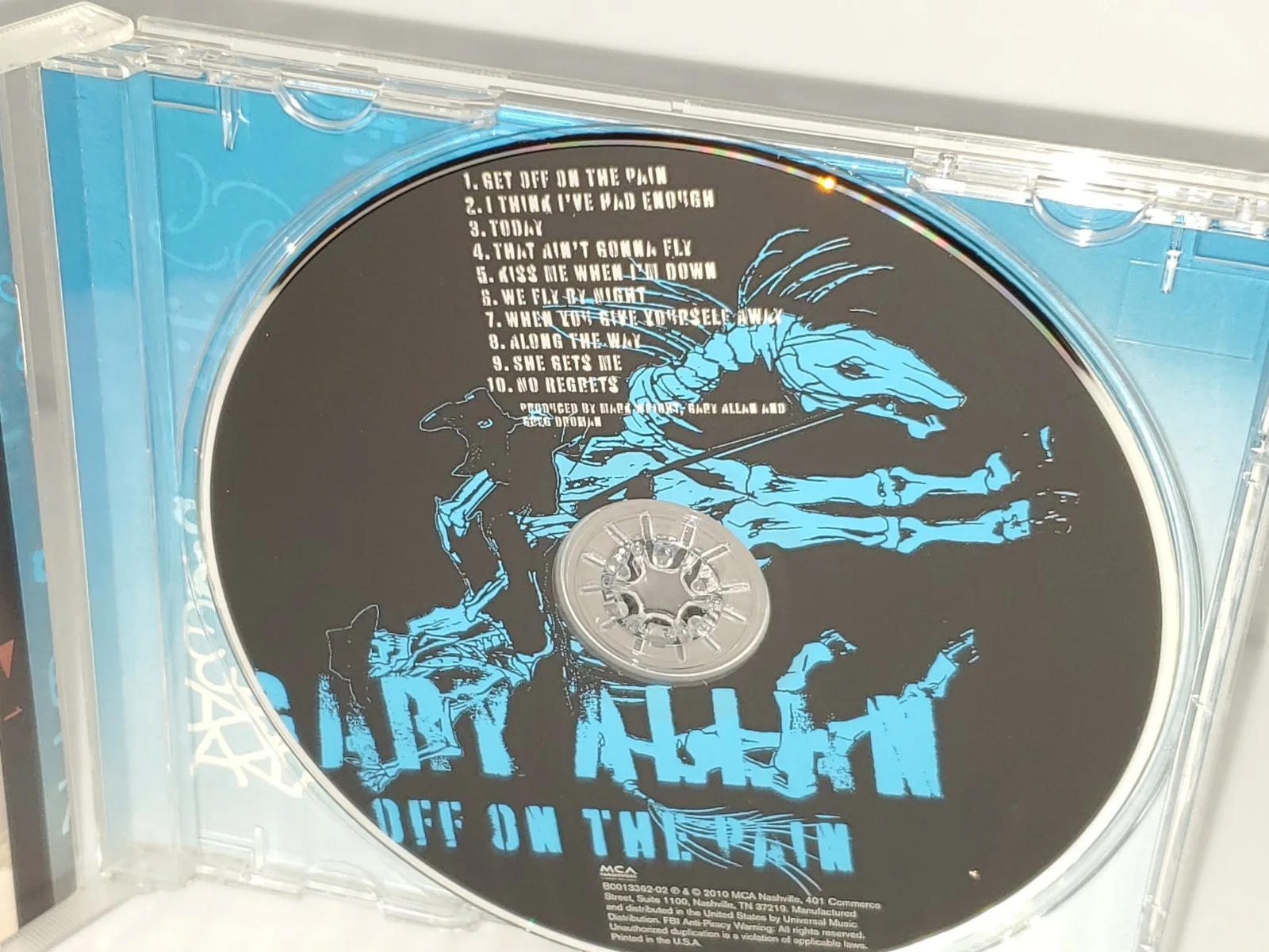 Gary Allan Get Off On The Pain Signed Autographed CD., image 5