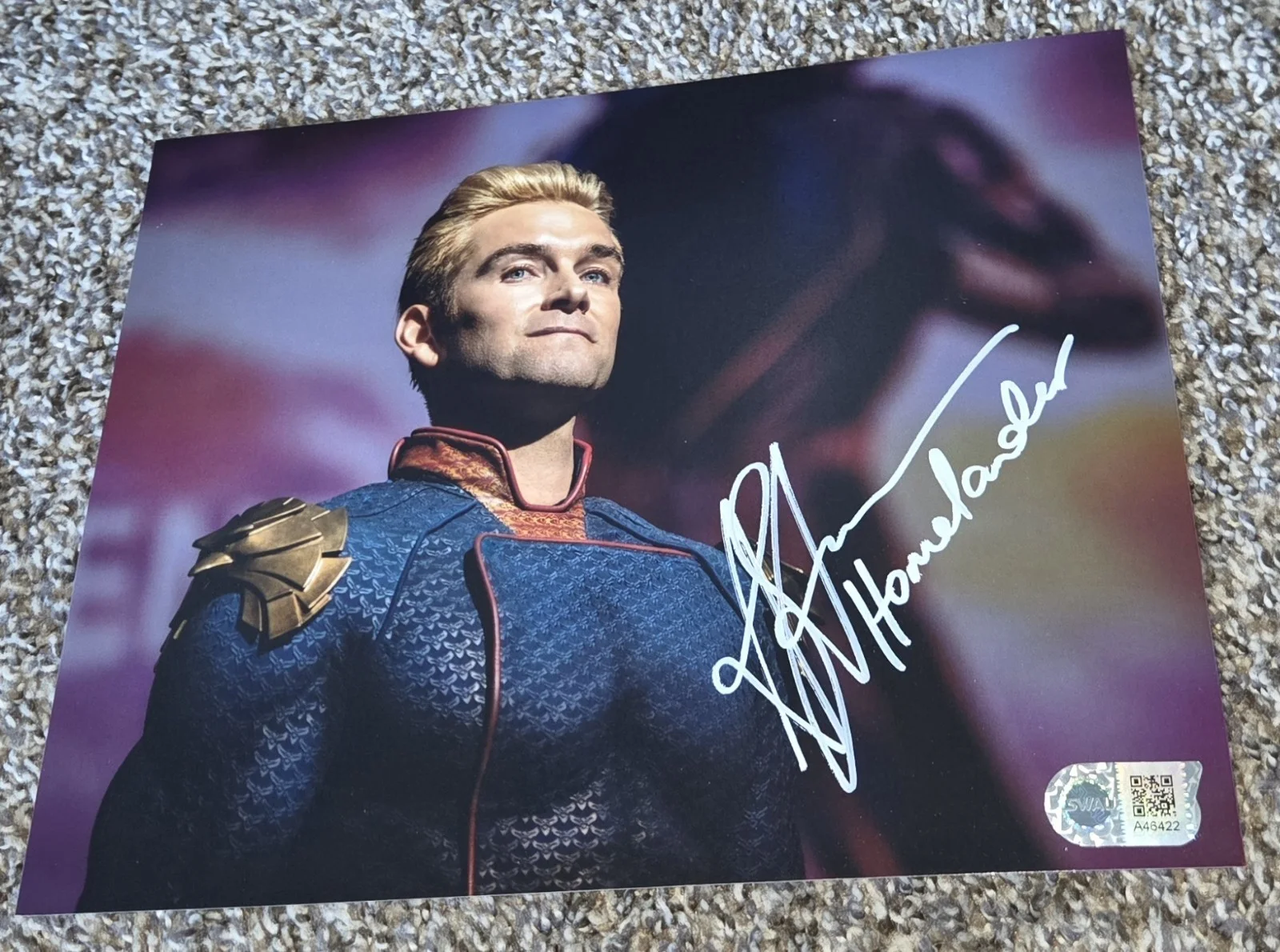 ANTONY STARR - 8x10 Signed Autograph "The Boys" Homelander SWAU Not BAS, image 2