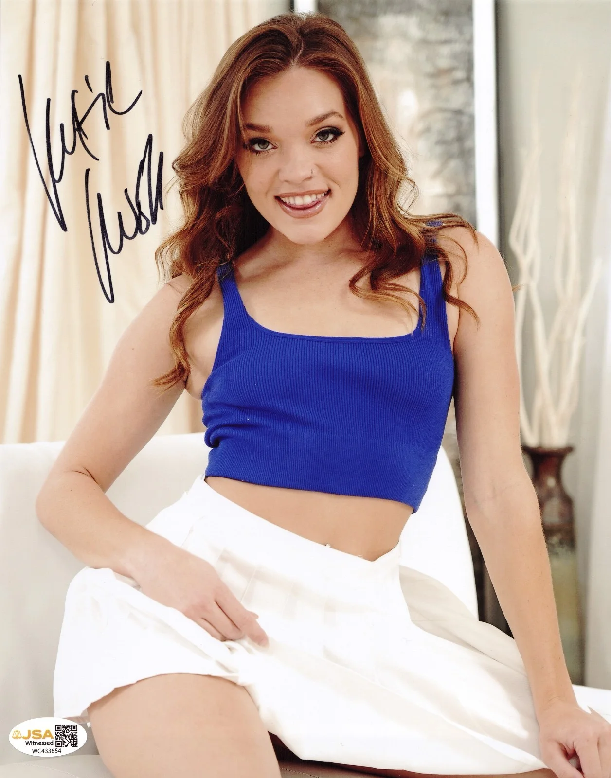 Katie Kush — Katie Kush Adult Video Star signed Hot 8x10 photo Proof #7 JSA Witnessed
