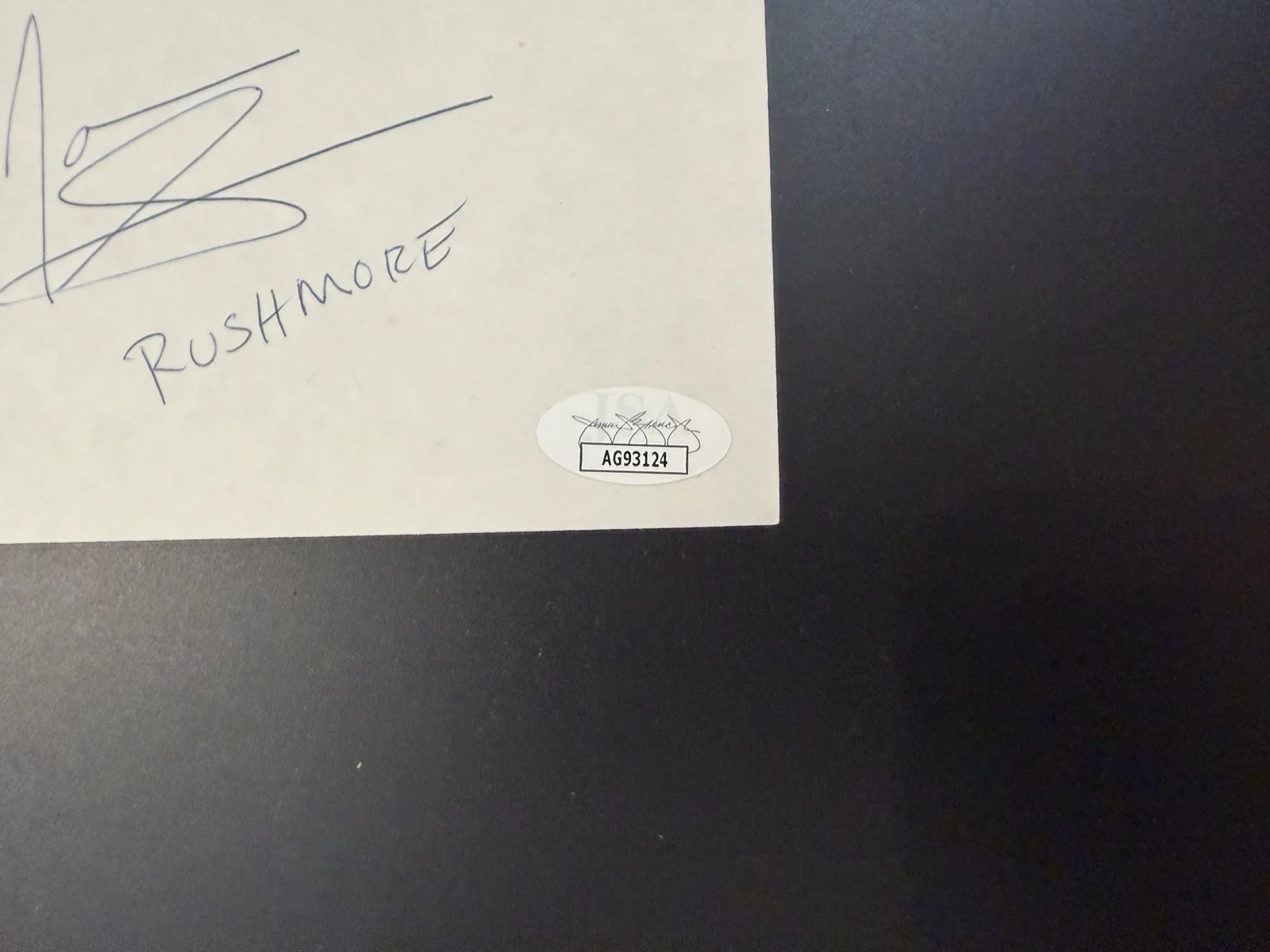 Jason Schwartzman Signed Index Card Autograph JSA Certified Rushmore, image 2