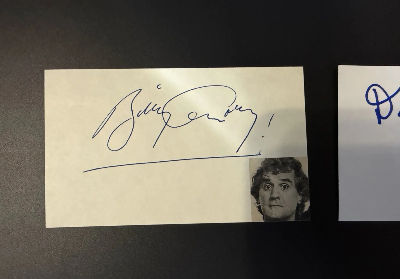 Billy Connolly & David Della Rocco Signed Autograph Cards 3x5 Boondock Saints, изображение 2
