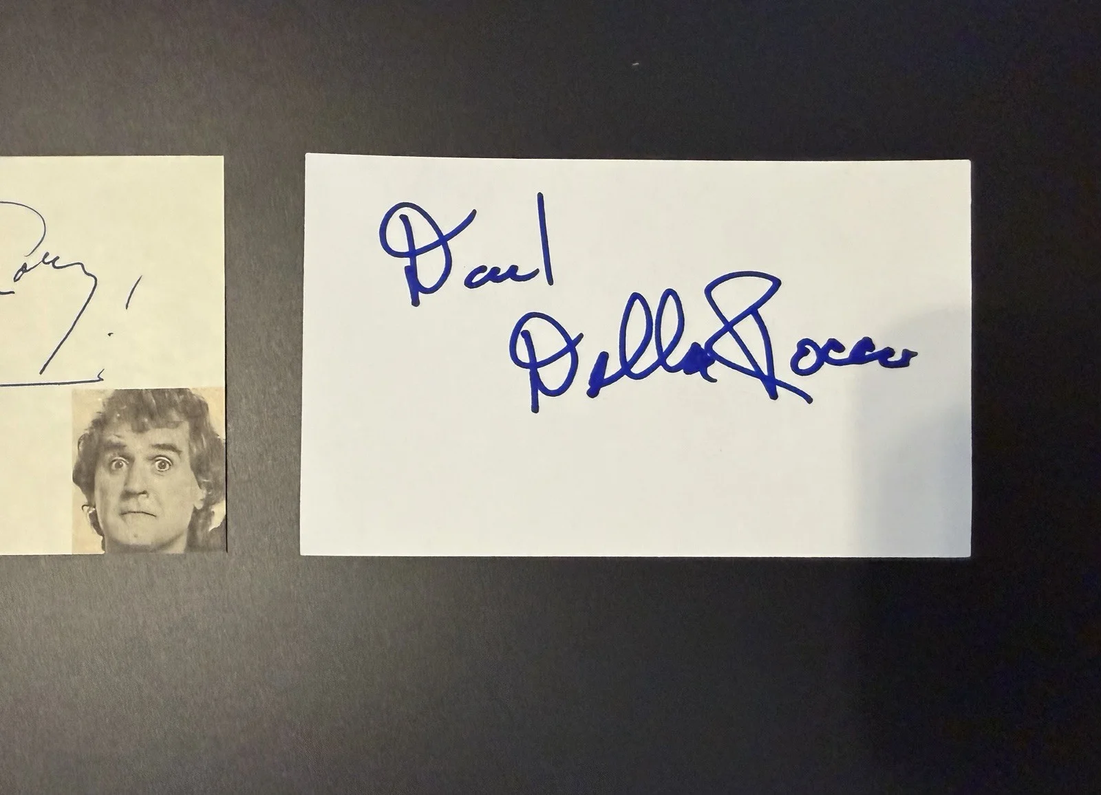 Billy Connolly & David Della Rocco Signed Autograph Cards 3x5 Boondock Saints, изображение 3