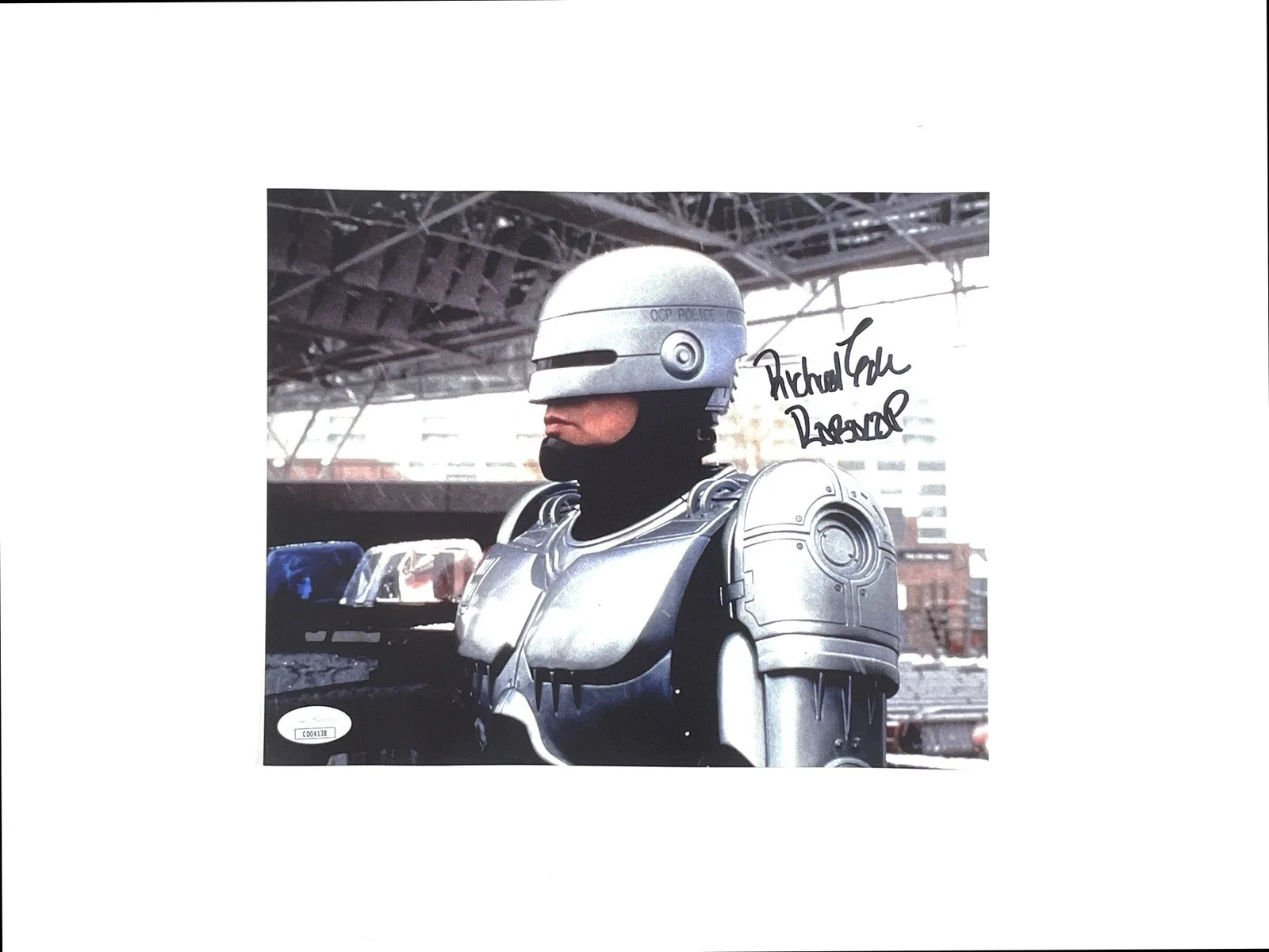 Richard Eden — Robocop TV Series Richard Eden Rare Signed Autographed 8x10 Photo JSA Certified, изображение 2