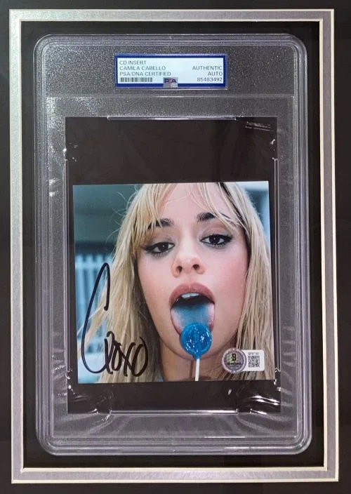 Camila Cabello — Camila Cabello Signed Framed C,XOXO CD Insert w/ 11x14 Photo PSA, image 2