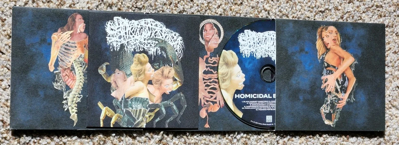 Signed Sanguisugabogg Homicidal Ecstasy Limited Edition Digi Digipak Autographed, image 5