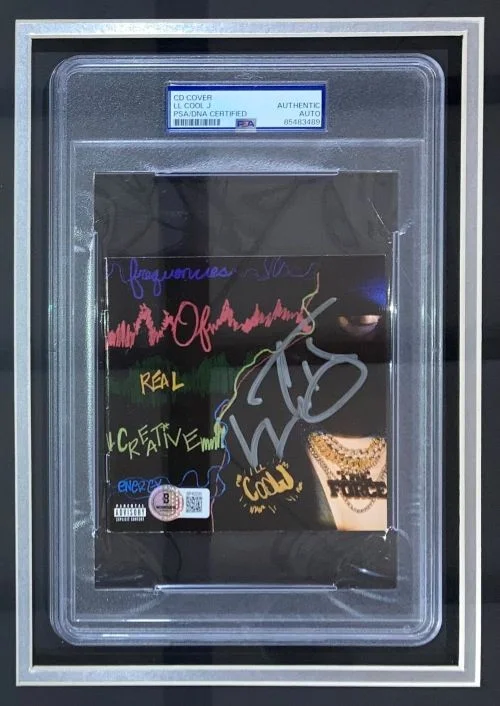 LL Cool J — LL Cool J Signed Framed The Force CD Booklet w/ 11x14 Photo PSA, image 2