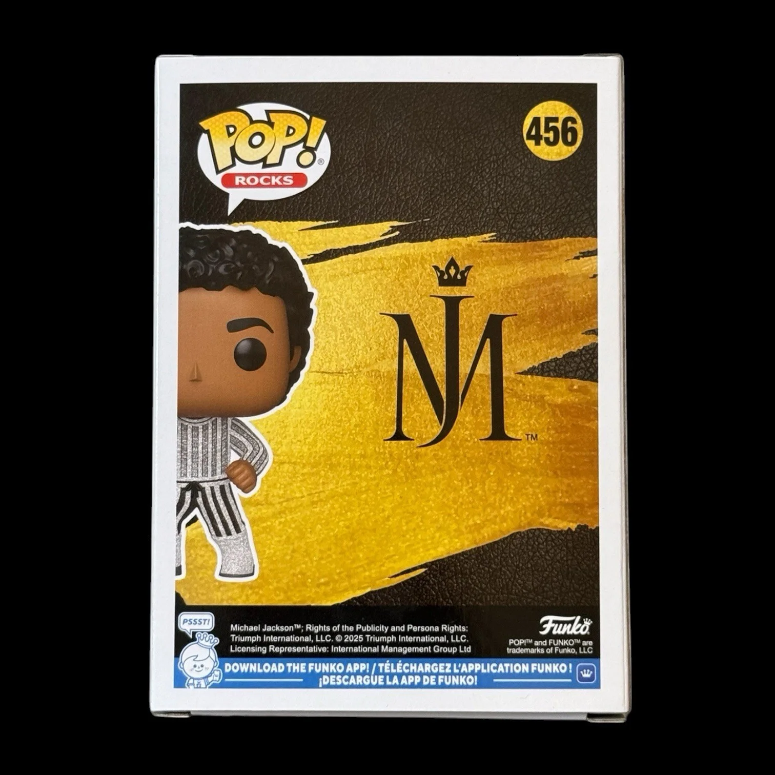 Jaafar Jackson Signed Michael Jackson Funko Pop #456 PSA/DNA Autograph Proof, image 3