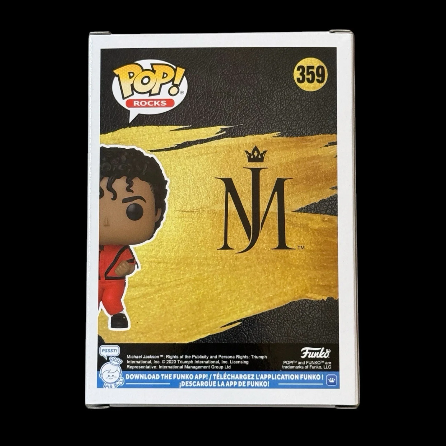 Jaafar Jackson Signed Michael Jackson Funko Pop #359 PSA/DNA Autograph Proof, image 3