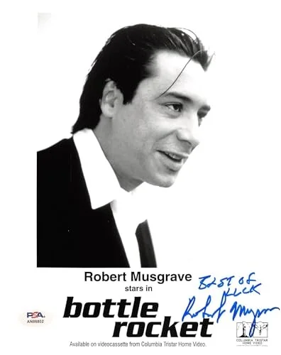 Robert Musgrave — Robert Musgrave Bottle Rocket "Best Of Luck" Signed 8x10 Photo PSA/DNA #AN86802, изображение 2