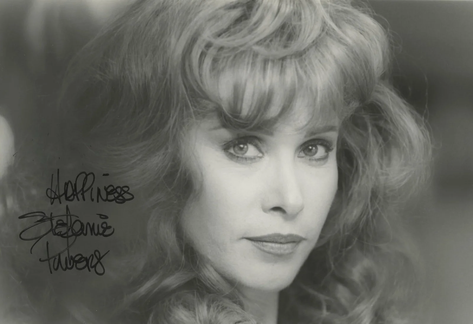 Stefanie Powers — Stefanie Powers Hart to Hart "Happiness" Signed 7x9.5 Photo BAS #BL76425, image 4