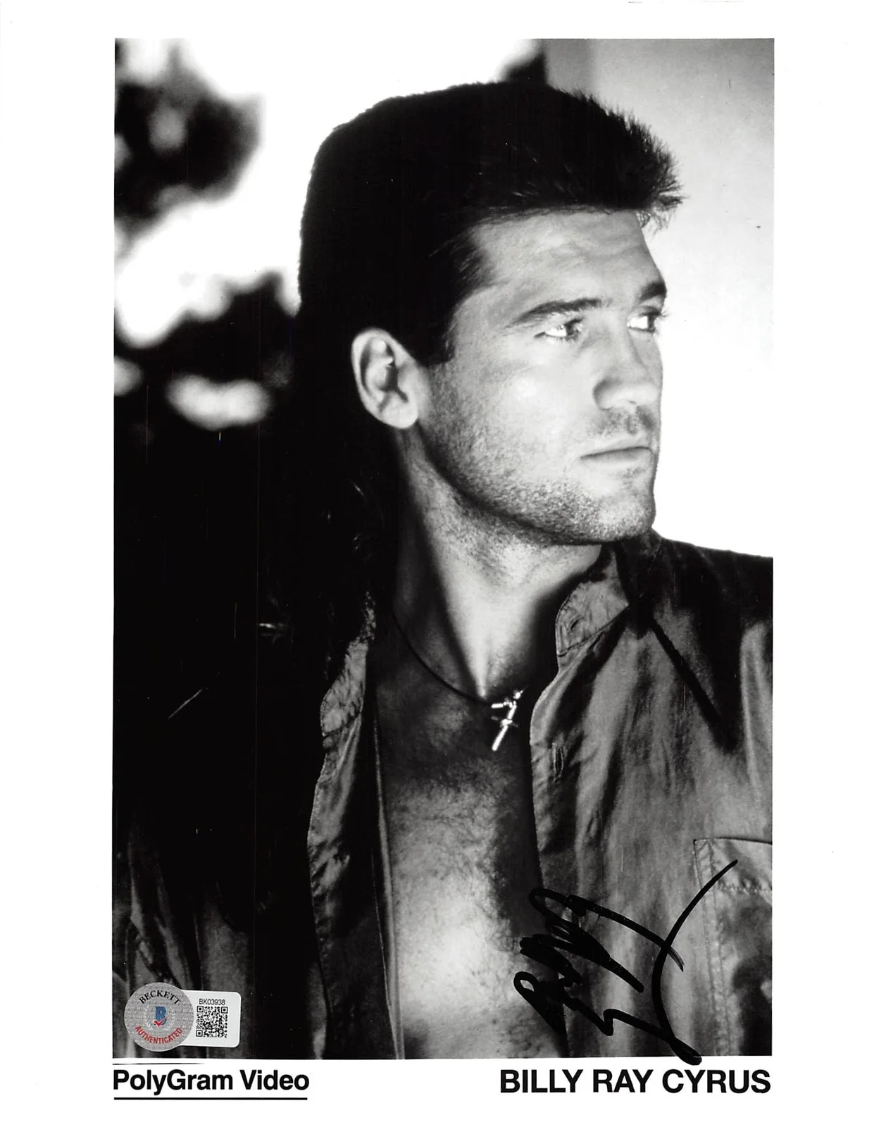 Billy Ray Cyrus — Billy Ray Cyrus Country Musician Authentic Signed 8x10 Photo BAS #BK03938, изображение 3