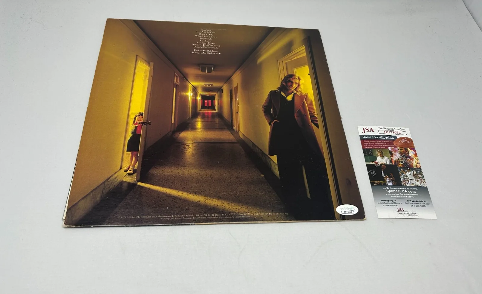 Kenny Loggins signed Nightwatch Album JSA COA, image 2