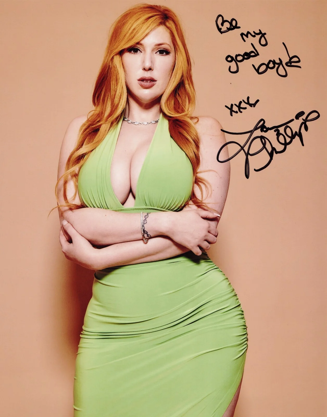 Lauren Phillips — Lauren Phillips Adult Video Star signed Hot 8x10 photo Proof autographed #10