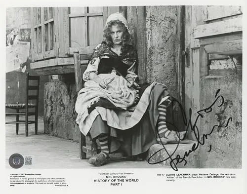Cloris Leachman — Cloris Leachman History of the World: Part I Signed 8x10 Photo BAS #BL44527, изображение 2
