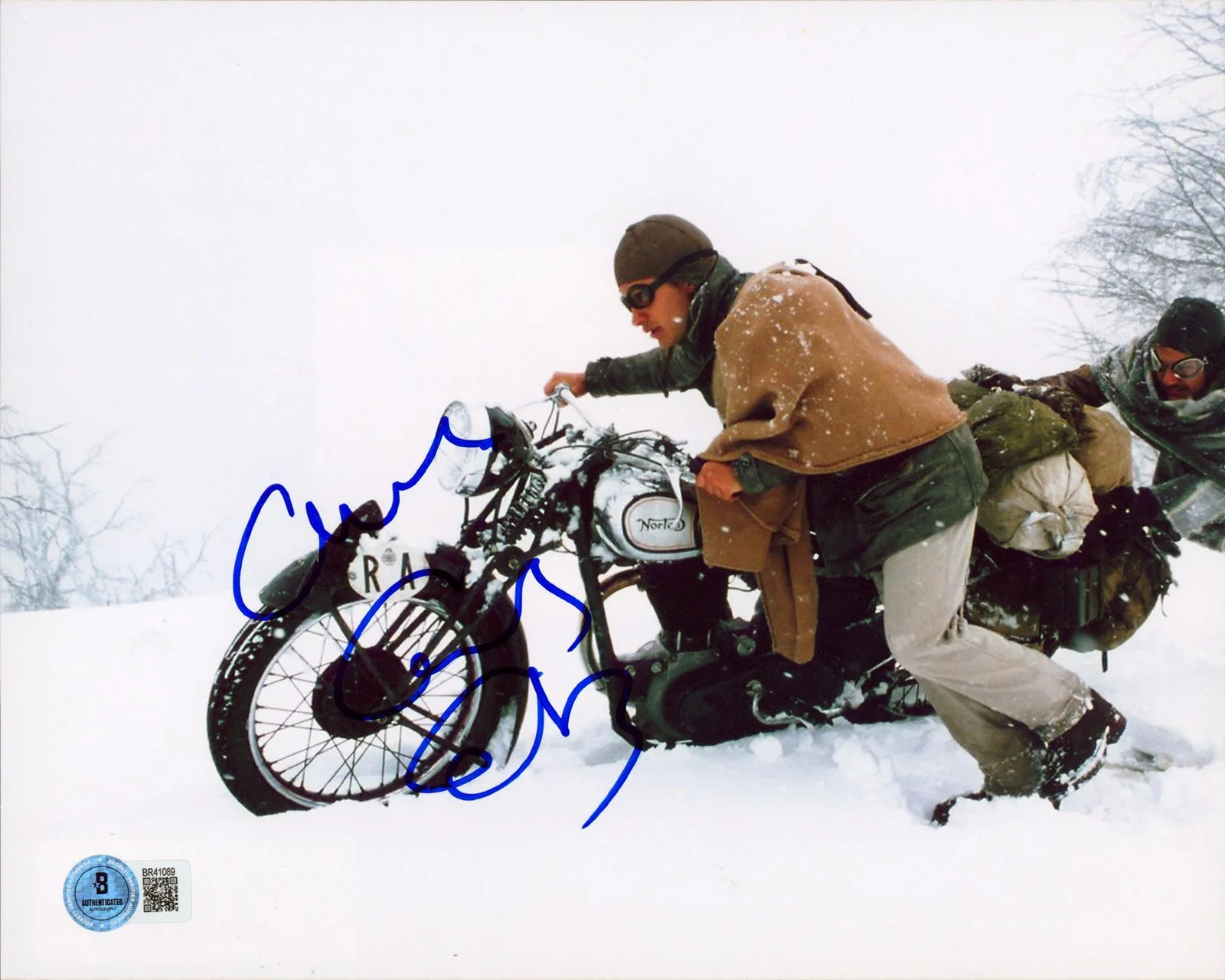 Gael Garcia Bernal — Gael Garcia Bernal The Motorcycle Diaries Signed 8x10 Vertical Photo BAS BR41089