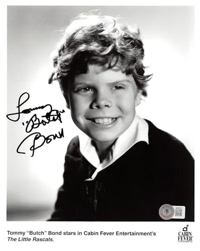Tommy Bond — Tommy Bond The Little Rascals "Butch" Authentic Signed 8x10 Photo BAS #BK03791, image 2