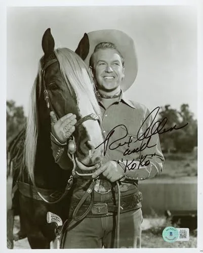 Rex Allen — Rex Allen Colorado Sundown "And Koko" Authentic Signed 8x10 Photo BAS #BL81291, image 2