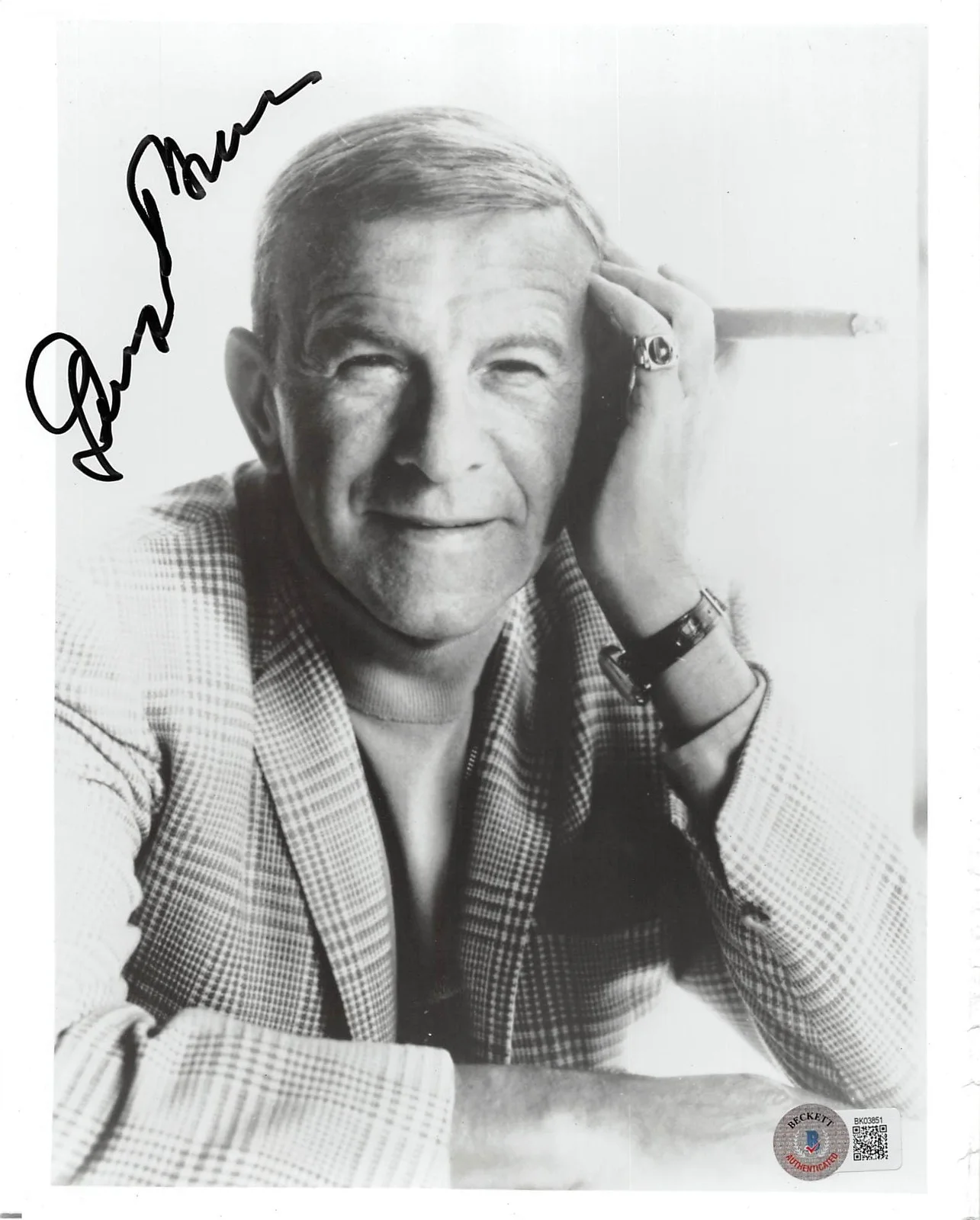 George Burns — George Burns The Sunshine Boys Authentic Signed 8x10 Photo BAS #BK03851, изображение 3