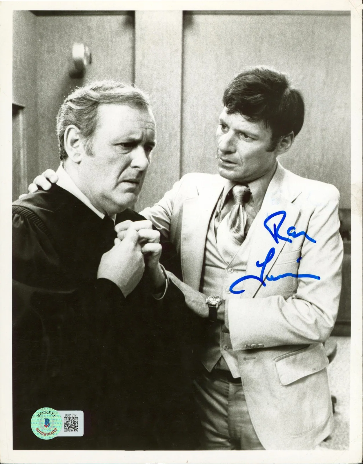 Ron Leibman — Ron Leibman Angels in America Authentic Signed 7x9 Photo BAS #BL81317