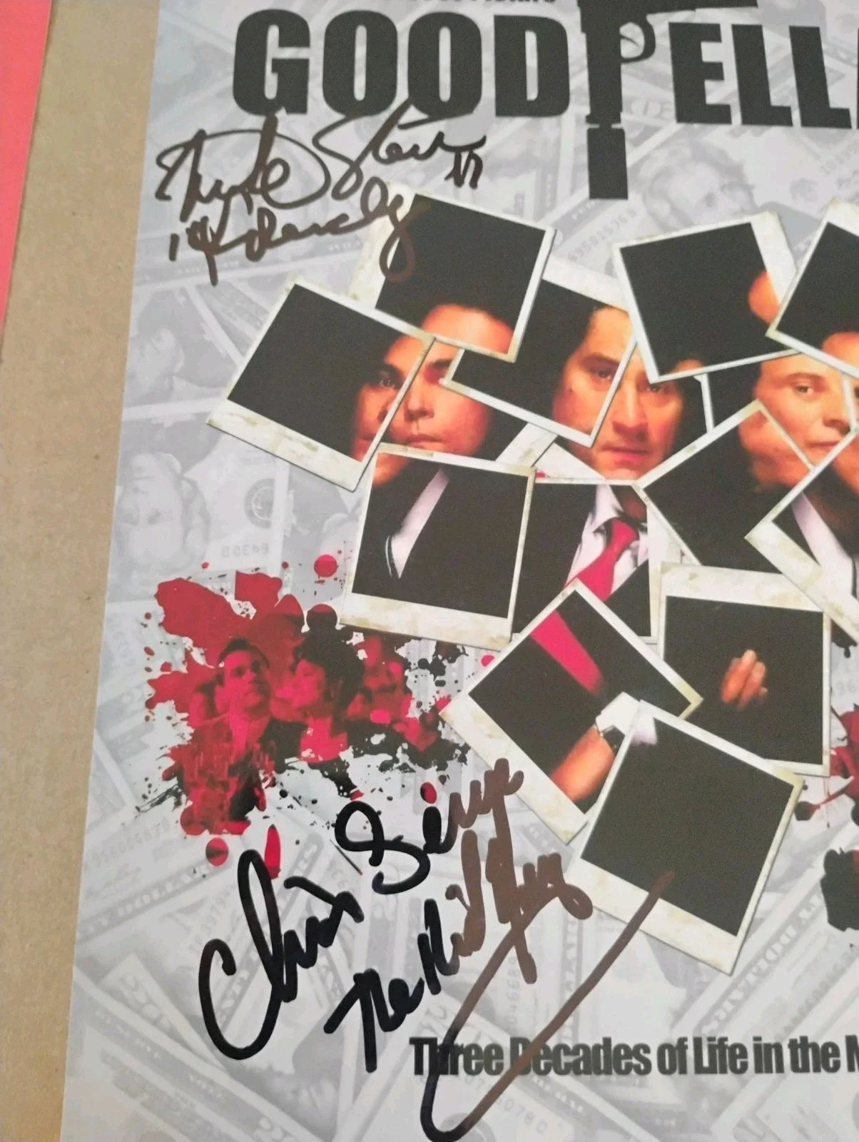 Christopher serrone Mike starr — GOODFELLAS CHRISTOPHER SERRONE MIKE STARR DUAL SIGNED CUSTOM ART 8X10 PHOTO RARE, изображение 2