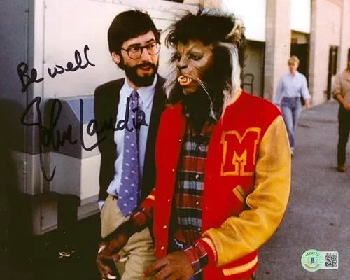 John Landis — John Landis Thriller "Be Well" Authentic Signed 8x10 Photo BAS #BC13741, image 2